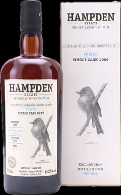 Bouteille de spiritueux : Trelawny Endemic Birds (Pewee) de la marque Hampden