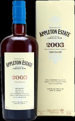 Bouteille de spiritueux : Hearts Collection - 2003 de la marque Appleton Estate