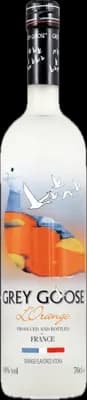 Bouteille de spiritueux : L'Orange de la marque Grey Goose