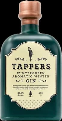 Bouteille de spiritueux : Wintergreen Aromatic Winter Gin de la marque Tappers