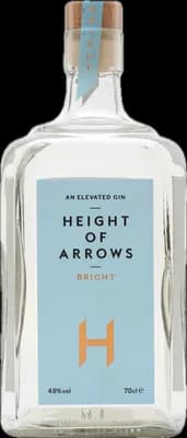 Bouteille de spiritueux : Bright Gin de la marque Height of Arrows