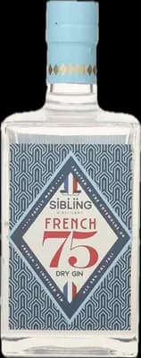Bouteille de spiritueux : French 75 Dry Gin de la marque Sibling