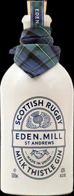 Bouteille de spiritueux : Scottish Rugby Milk Thistle Gin de la marque Eden Mill
