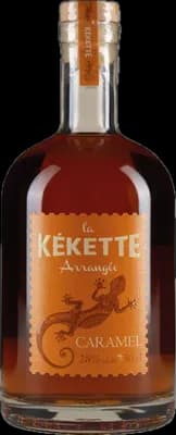 Bouteille de spiritueux : Caramel de la marque La Kékette Arrangée