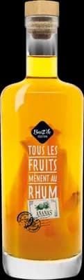 Bouteille de spiritueux : Breiz'île Sélection - Ananas de la marque Breiz’île
