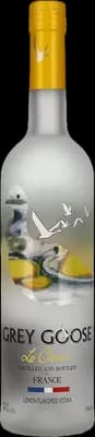 Bouteille de spiritueux : Le Citron de la marque Grey Goose