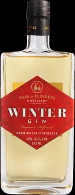 Bouteille de spiritueux : Winter Gin de la marque Bass & Flinders Distillery
