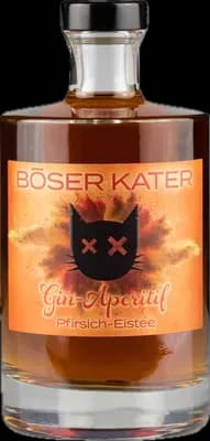 Bouteille de spiritueux : Gin-Aperitif Pfirsich-Eistee de la marque Böser Kater