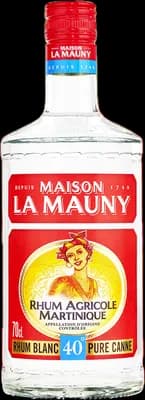 Bouteille de spiritueux : Blanc Agricole 40° de la marque Maison La Mauny