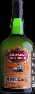 Bouteille de spiritueux : Barbados de la marque Foursquare