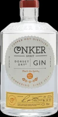Bouteille de spiritueux : Dorset Dry Gin de la marque Conker