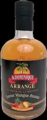 Bouteille de spiritueux : Arrangé Saveur Mangue Ananas de la marque St Dominique