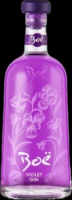 Bouteille de spiritueux : Violet Gin de la marque Boë Scottish Gin