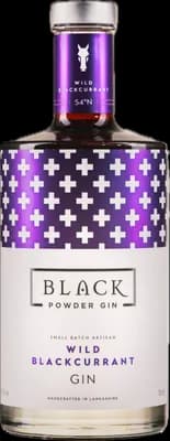 Bouteille de spiritueux : Wild Blackcurrant Gin de la marque Black Powder