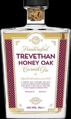 Bouteille de spiritueux : Honey Oak Cornish Gin de la marque Trevethan