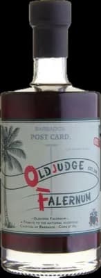 Bouteille de spiritueux : Falernum de la marque Old Judge