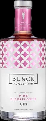 Bouteille de spiritueux : Pink Elderflower Gin de la marque Black Powder