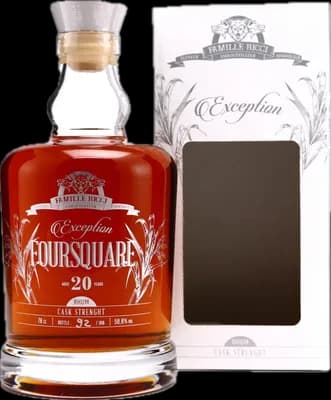 Bouteille de spiritueux : Exception Foursquare 20 ans de la marque Famille Ricci