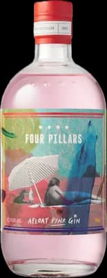 Bouteille de spiritueux : Afloat Pink Gin de la marque Four Pillars