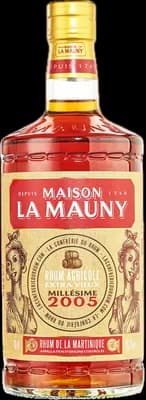 Bouteille de spiritueux : Millésime 2005 Confrérie du Rhum de la marque Maison La Mauny