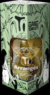 Bouteille de spiritueux : Ti Arrangé Gang de Meufs Citron Gingembre de la marque Les Rhums de Ced'