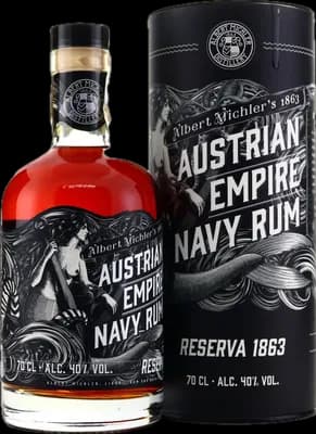 Bouteille de spiritueux : Reserve 1863 de la marque Austrian Empire Navy Rum