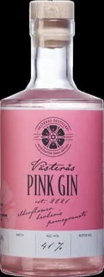 Bouteille de spiritueux : Pink Gin de la marque Västerås
