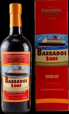 Bouteille de spiritueux : Barbados de la marque Foursquare