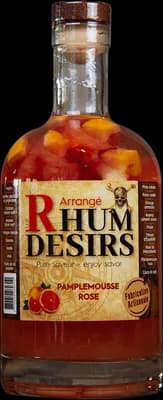 Bouteille de spiritueux : Pamplemousse Rose de la marque Rhum Désirs