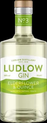 Bouteille de spiritueux : No. 3 Ludlow Distillery Elderflower & Quince de la marque Ludlow