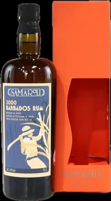Bouteille de spiritueux : Barbados Rum de la marque Samaroli