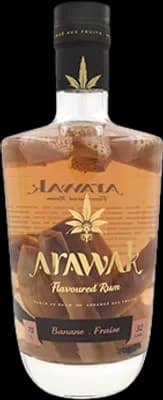 Bouteille de spiritueux : Banane - Fraise de la marque Arawak