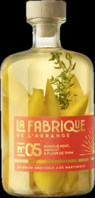 Bouteille de spiritueux : N°05 Mangue Kent, Abricot Sec & Fleur de Thym de la marque La Fabrique de l’Arrangé