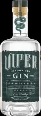Bouteille de spiritueux : London Dry Gin de la marque Viper