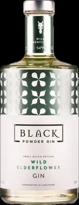 Bouteille de spiritueux : Wild Elderflower Gin de la marque Black Powder