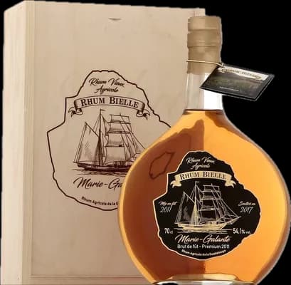 Bouteille de spiritueux : Goélette Élevé sous voile de la marque Bielle