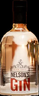 Bouteille de spiritueux : Black Forest Gin de la marque Nelson's