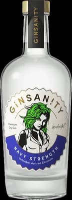 Bouteille de spiritueux : Navy Strength de la marque Ginsanity