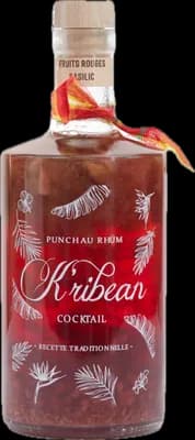 Bouteille de spiritueux : Fruits Rouges Basilic de la marque K’ribean Cocktail