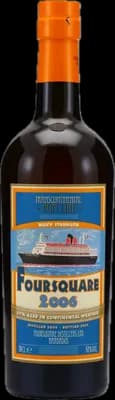 Bouteille de spiritueux : Foursquare 2006 de la marque Transcontinental Rum Line