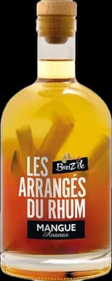 Bouteille de spiritueux : Les Arrangés Du Rhum Mangue Ananas de la marque Breiz’île