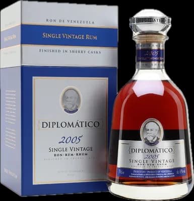 Bouteille de spiritueux : Single Vintage 2005 de la marque Diplomatico