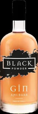 Bouteille de spiritueux : Rhubarb Gin de la marque Black Powder