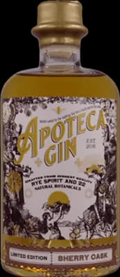 Bouteille de spiritueux : Limited Edition Sherry Cask Gin de la marque Apoteca Gin