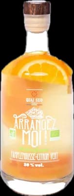 Bouteille de spiritueux : Arrangez-Moi Pamplemousse-Citron Vert Bio de la marque Quai Sud
