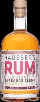 Bouteille de spiritueux : Edition 2 Barbados Blend Bourbon Cask de la marque Hausberg