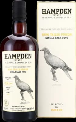 Bouteille de spiritueux : Trelawny Endemic Birds (Ring Tailed Pigeon) de la marque Hampden