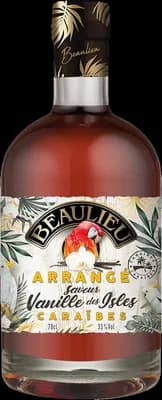 Bouteille de spiritueux : Arrangé Saveur Vanille des Îles de la marque Beaulieu