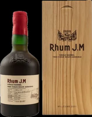 Bouteille de spiritueux : Single Barrel de la marque Rhum J.M