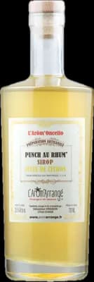 Bouteille de spiritueux : Punch au Rhum Arômoncello de la marque L'Arôm'Arrangé